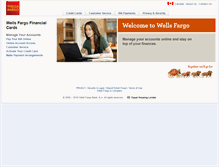 Tablet Screenshot of financial.wellsfargo.com